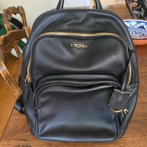 TUMI Dori Backpack Black Leather